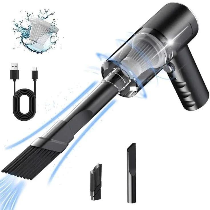 Mini Car Vacuum Cleaner – Powerful Cleaning Anytime Anywhere 💨🧹
